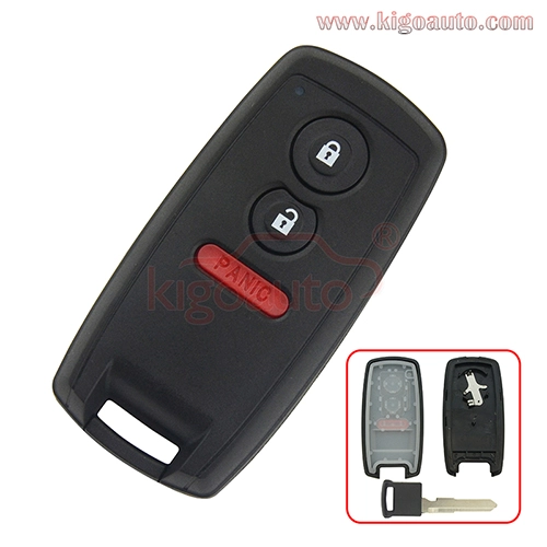 37172-64J00 Smart key case 2 button with panic for KBRTS003 Suzuki GRAND VITARA SX4 2006 2007 2008 2009 2010