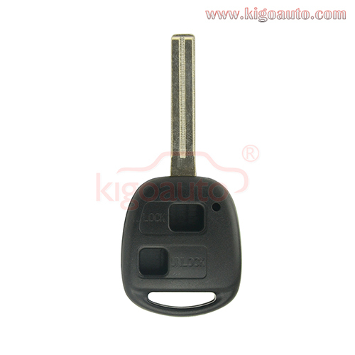 Remote key shell 2 button TOY48 long blade for Lexus ES300 LX470 SC300  SC400 1998 1999 2000 2001