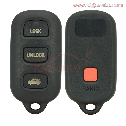 PN 89742-AC050 Remote fob 3 button with panic 315Mhz for Toyota Avalon FCC HYQ12BBX HYQ12BAN HYQ1512Y