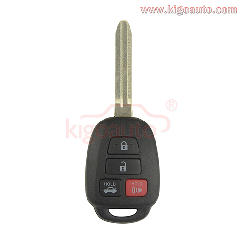 PN 89070-06421 89070-06420 Remote key 4 button 314.4Mhz for Toyota Camry FCC HYQ12BDM