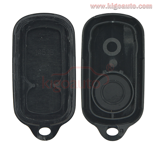 (with round back inside)FCC HYQ12BBX HYQ12BAN Remote fob case 2 button with panic for Toyota Echo Celica Prius Rav4 Tacoma 2001 2002 2003