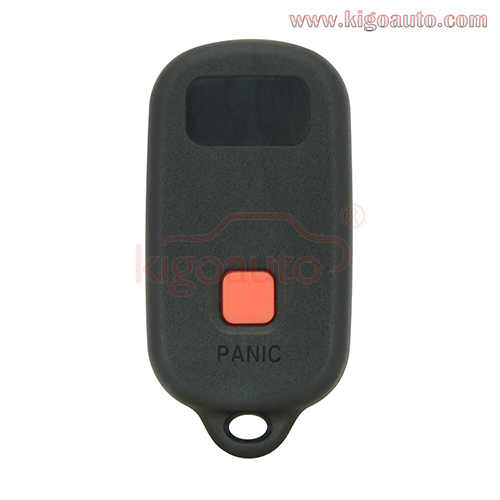 (with round back inside)Remote fob case 3button with panic for Toyota Camry Solara