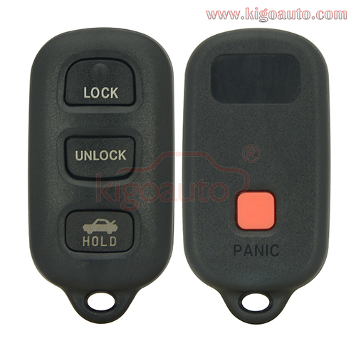 FCC GQ43VT14T Remote Key Entry Fob Keyless 315Mhz for Toyota Camry Solara PN 89742-AA030