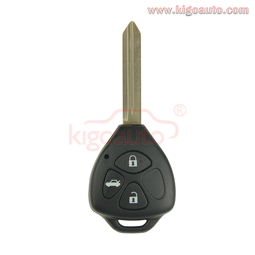 Remote key shell 3 button TOY47 for Toyota Corolla RAV4 Hilux