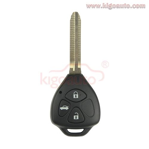 TOKAI RIKA Remote key 3 button TOY43 434Mhz 314mhz G chip 4D67 chip for Toyota HILUX Fortuner 2008 2009
