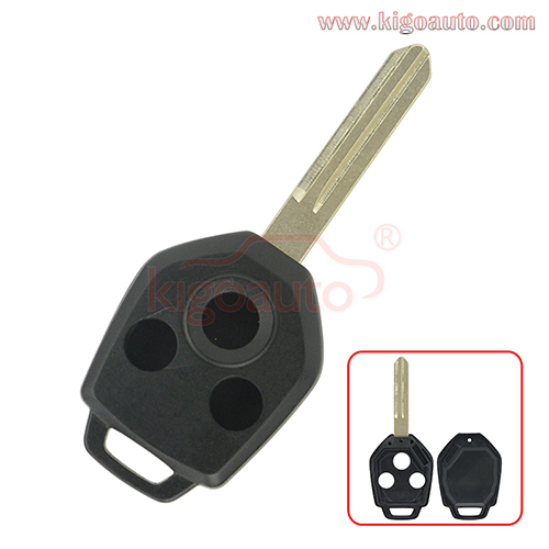 Remote key shell 3button NSN19 for Subaru Tribeca Outback