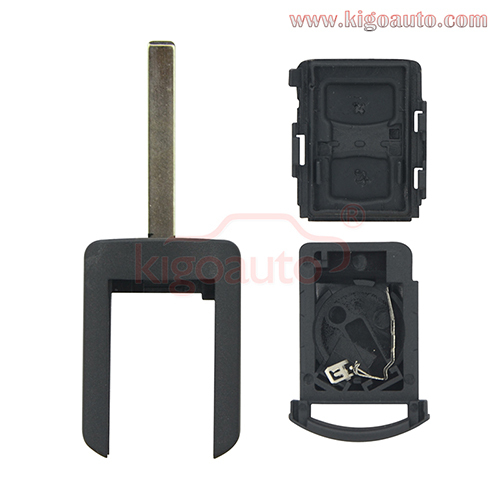 Remote key shell 2 button HU100 for Opel Agila Combo