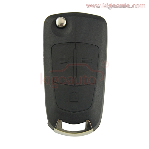 Flip key shell 3button HU100 blade for Vauxhall Opel Corsa Astra Zafira Vectra 2005 2006 2007 2008 2009