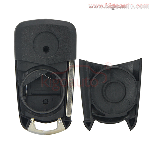 Flip key shell 3button HU100 blade for Vauxhall Opel Corsa Astra Zafira Vectra 2005 2006 2007 2008 2009