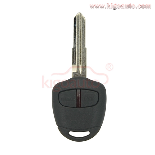 Remote key 2 button MIT8L with 4D61 chip for Mitsubishi Pajero Triton Lancer