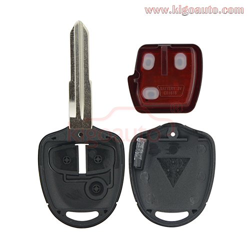 Remote key 3 button 434Mhz MIT8 for Mitsubishi