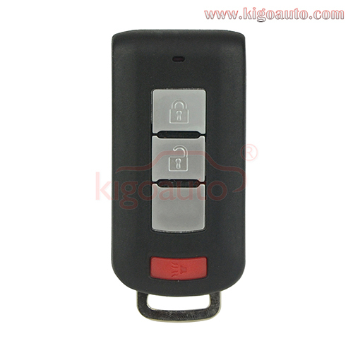 FCC OUC644M-KEY-N smart key case 2button+panic for Mitsubishi OUTLANDER