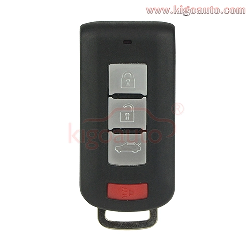 FCC OUC644M-KEY-N  8637A228 smart key case 3 button+panic for Mitsubishi LANCER