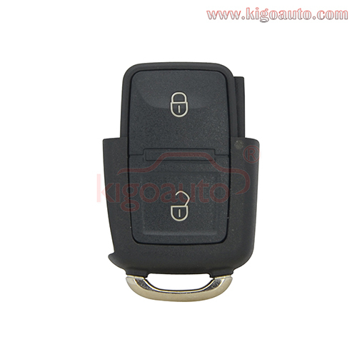 PN 1J0 959 753N Remote key shell fob case 2 button for Volkswagon Beetle Seat Ibiza Skoda Octavia 2000