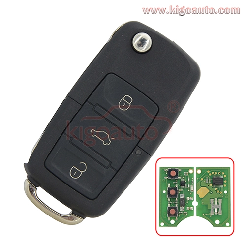 P/N 1JO 959 753 DJ Remote Key 3 button 315Mhz for VW Skoda Passat Golf Jetta 2001 1J0959753DJ