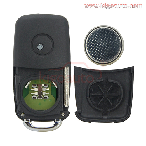 P/N 3D0 959 753 AA Remote key/Keyless key 3 button 434Mhz for VW Touareg 2002-2009 3D0959753AA