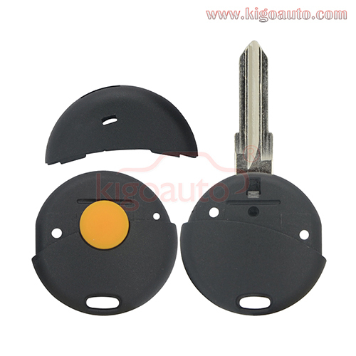 Remote key shell 1 button for Smart Fortwo 2001 2002 2003 2004 2005 2006