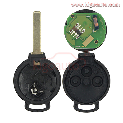 267T-5WK45144 Fortwo 3button 434Mhz remote key for Mercedes Benz Smart Fortwo Forfour City Roadster 2006-2014