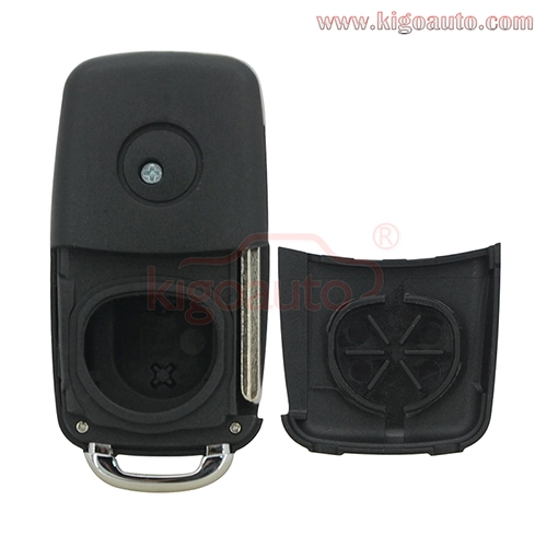 FCC 3D0 959 753 AA Flip key shell 3 button for VW Touareg 2004-2009