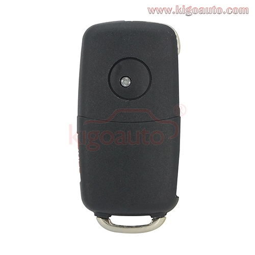 FCC 3D0 959 753 AA Flip key shell 3 button for VW Touareg 2004-2009