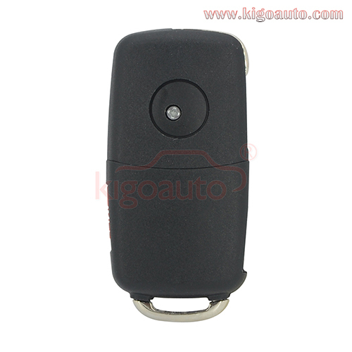 FCC 3D0 959 753 AA Flip key shell 3 button for VW Touareg 2004-2009