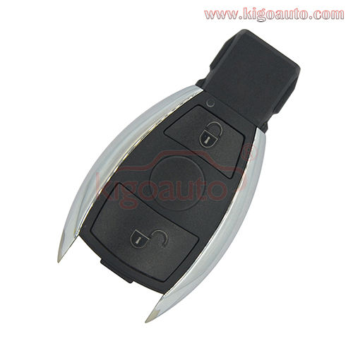 BGA Smart car key case shell 2 button with battery holder for Mercedes Benzs C CL CLK CLS E G GL