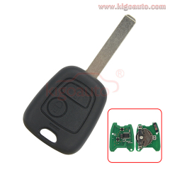 Remote key 2 Button VA2 blade ID46-PCF7961 chip 434MHz for Peugeot  207 307 407 807 Citroen Saxo Xsara Berlingo Xsara Picasso