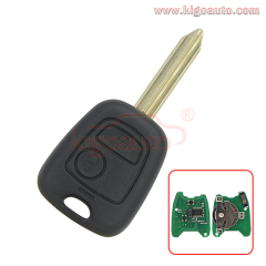 Remote key SX9 blade 2 buttton 434Mhz ID46-PCF7961 chip for Peugeot 806 EXPERT PARTNER RANCH Citroen Xsara C5 Elysee PICASSO SAXO Xantia 2002-2008