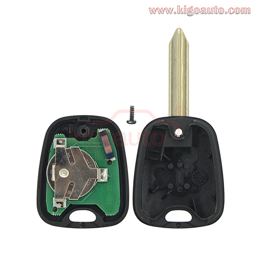 Remote key SX9 blade 2 buttton 434Mhz ID46-PCF7961 chip for Peugeot 806 EXPERT PARTNER RANCH Citroen Xsara C5 Elysee PICASSO SAXO Xantia 2002-2008