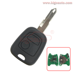 Remote key NE72 blade 2 button 434Mhz for Peugeot 106 205 206 306 405 Citroen C2 C3 C4 C5 C8 