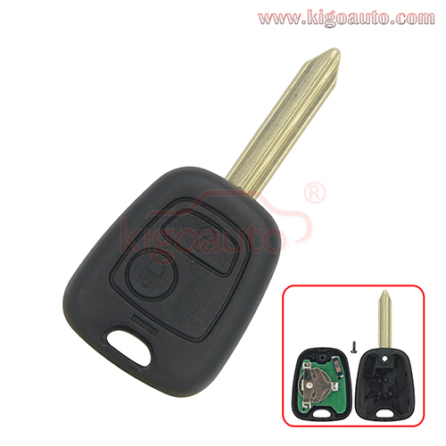 Remote key SX9 blade 2 buttton 434Mhz ID46-PCF7961 chip for Peugeot 806 EXPERT PARTNER RANCH Citroen Xsara C5 Elysee PICASSO SAXO Xantia 2002-2008