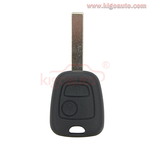 Remote key shell 2 button HU83 blade for Peugeot 107 207 307 407 807 Citroen Saxo Xsara Berlingo Xsara Picasso