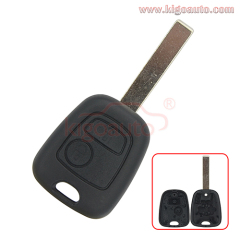 Remote key shell 2 button HU83 blade for Peugeot 107 207 307 407 807 Citroen Saxo Xsara Berlingo Xsara Picasso