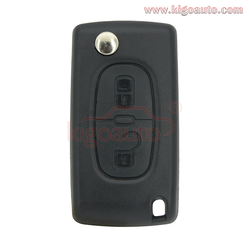 CE0523 remote key shell 2 button VA2/HU83 blade for Peugeot 207 307 407 807 Citroen C2 C3 C4 C5 C8