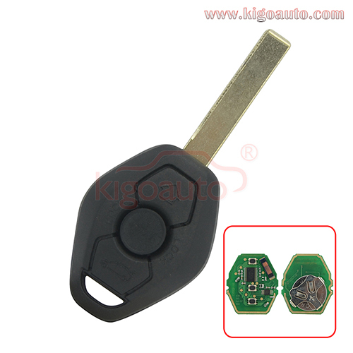 Remote key HU92 blade CAS system 315mhz 434mhz 868mhz for BMW 3 5 6 7 Series Z3 X3 X5 Z8 Z4 2001-2008 3 button