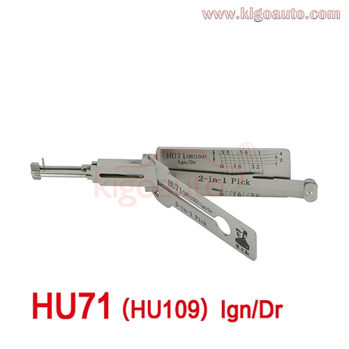 Lishi 2in1 Pick HU71(HU109) Ign/Dr