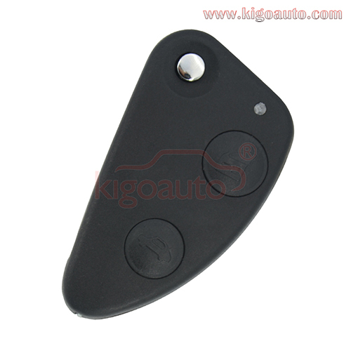 Remote key shell 2 button for Alfa Romeo 147 156 GT JTD TS flip remote key cover replacement