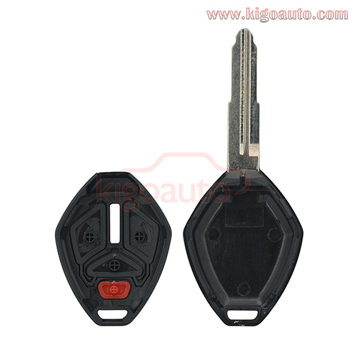 Remote key shell 2button+panic MIT11 for Mitsubishi Lancer Outlander