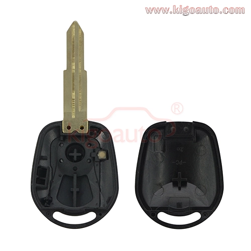 Remote key shell 2 button for Ssangyong Actyon Kyron Rexton