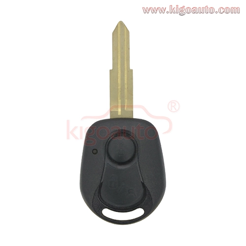 Remote key shell 2 button for Ssangyong Actyon Kyron Rexton