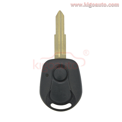 Remote key shell 2 button for Ssangyong Actyon Kyron Rexton