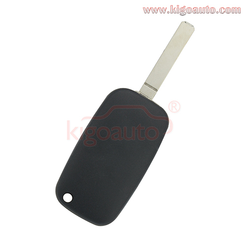 Flip remote key case shell 2 button for Renault