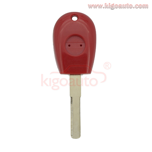 Pack of 1pc Red transponder key blank for Alfa Romeo 145 146