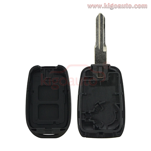 Remote key shell 2 button HU136 blade for Renault Duster Lodgy Dokker Sandero Dacia Logan 2013-2016