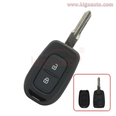 Remote key shell 2 button HU136 blade for Renault Duster Lodgy Dokker Sandero Dacia Logan 2013-2016