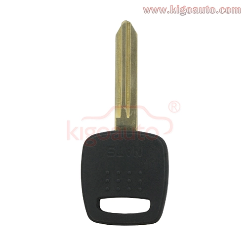 Transponder key blank for Nissan