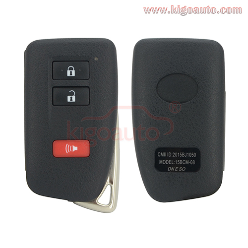 Refit key shell 2 button with panic for Lexus