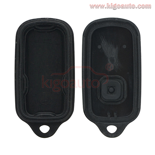 (with Square back inside)Remote fob case 2button with panic for Toyota Yaris Tundra Scion xB 2004 2005 2006 PN 89742-20200  89742-0C020  89742-42120