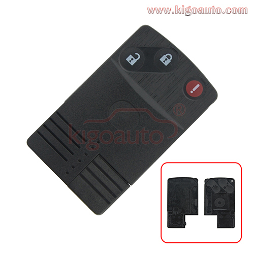 FCC BGBX1T458SKE11A01 Smart key card case 4 button for Mazda CX-7 CX-9 SPEED6 2006-2009 PN TDY2-67-5RYA