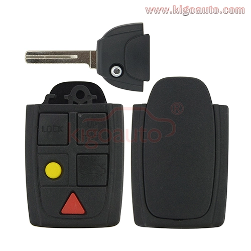 FCC LQNP2T-APU Flip key case replacement shell for VOLVO C30 C70 S40 S60 S80 V50 V70 XC60 XC70 XC90 2003-2014 PN 8688799